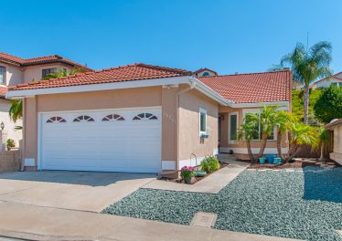 Front Exterior of Home in Woodcrest Heights, Bernardo Heights, Rancho Bernardo